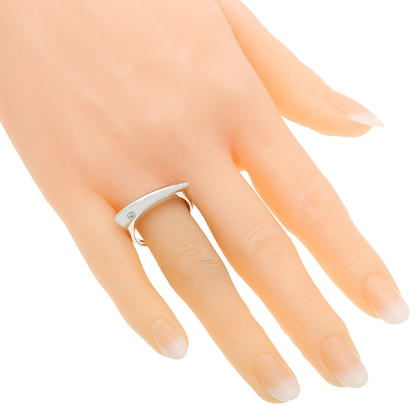 Diamantring, 14K, Weißgold, Brillant