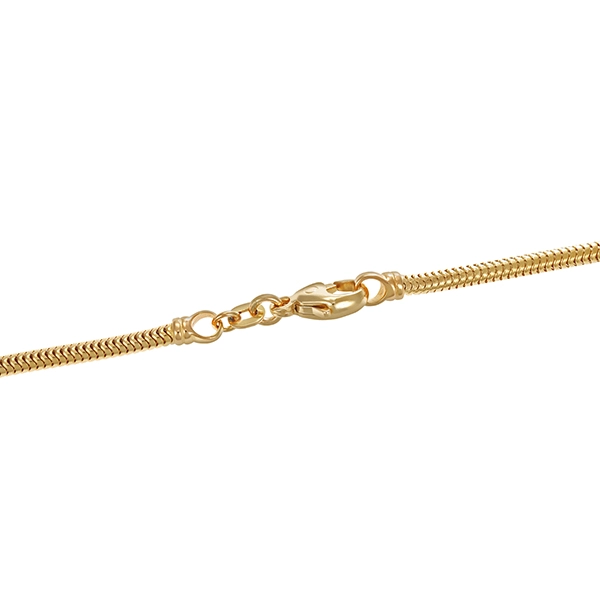 Kette, 14K, Gelbgold, Schlange-