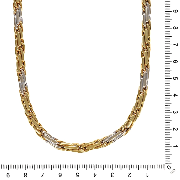Collier, 14K, Gelb-/Weißgold