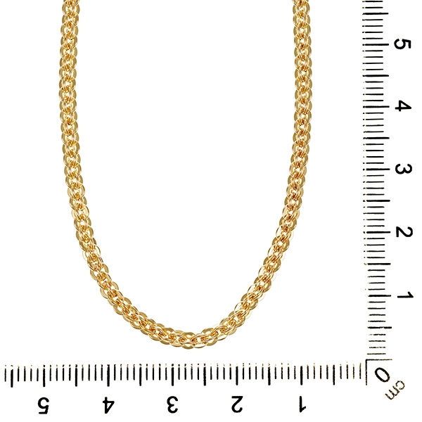 Collierkette, 14K, Gelbgold, Doppelanker-