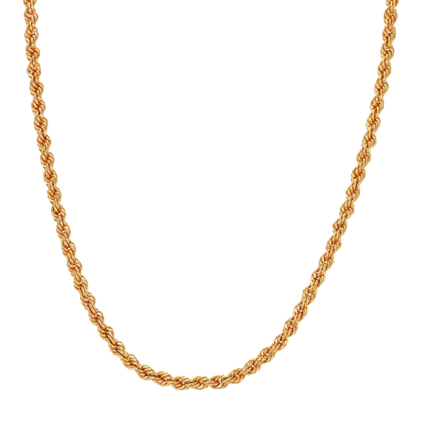 Collierkette, 18K, Gelbgold, Kordel-