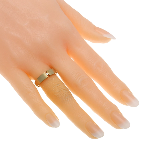 Brillantring, 8K, Gelbgold
