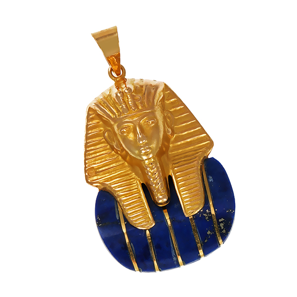 Anhänger, 18K, Gelbgold, Lapis