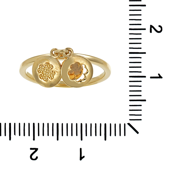 Ring, 9K, Gelbgold