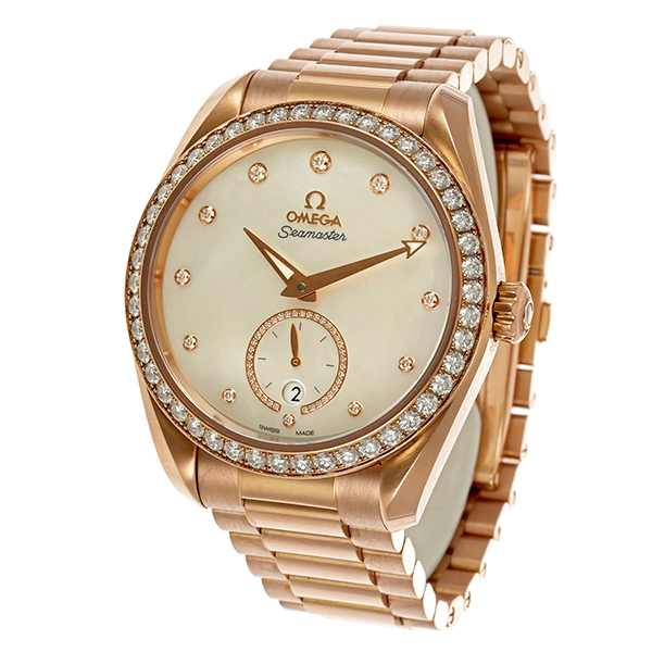 Damenuhr, Omega 'Seamaster Aqua Terra' Sedna Gold