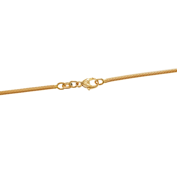 Collierkette, 14K, Gelbgold, Schlangen-