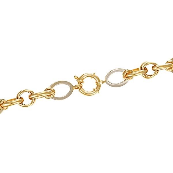 Collier, 14K, Gelb-/Weißgold