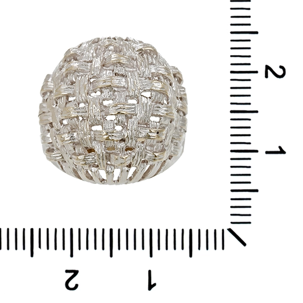 Ring, 14K, Weißgold