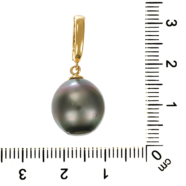 Anhänger, 14K, Gelbgold, Perle