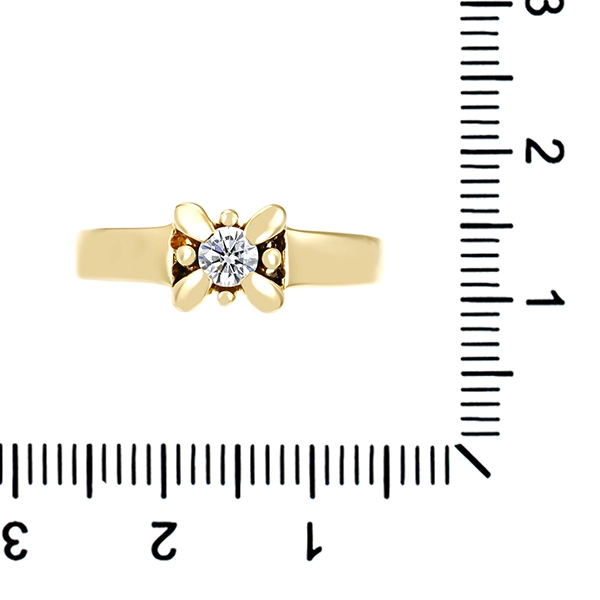 Diamantring, 14K, Gelbgold , Brillant