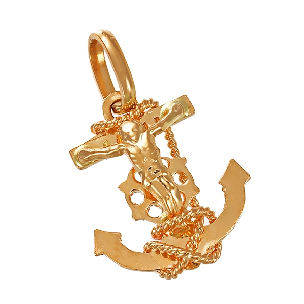 Anhänger, 14K, Gelbgold