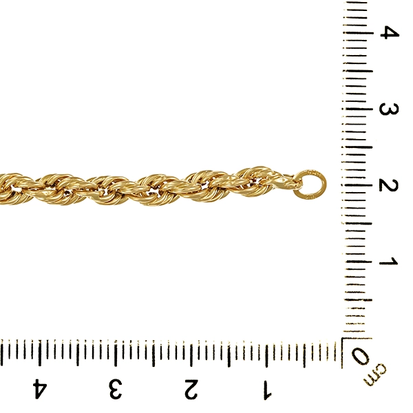 Armband, 14K, Gelbgold, Kordel-