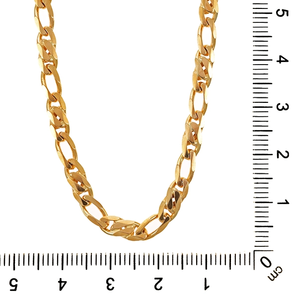 Kette, 8K, Gelbgold, Figaro-