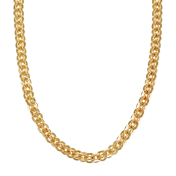 Collierkette, 14K, Gelbgold, Doppelanker-