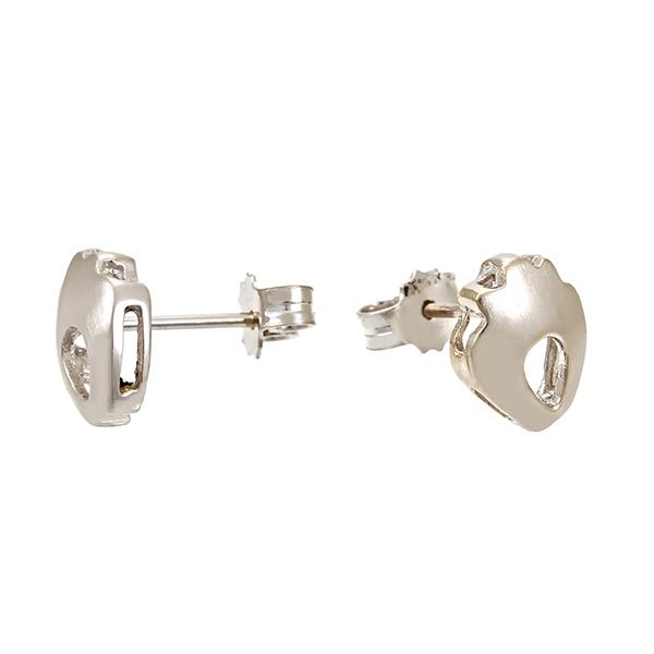 Ohrstecker, 18K, Weißgold