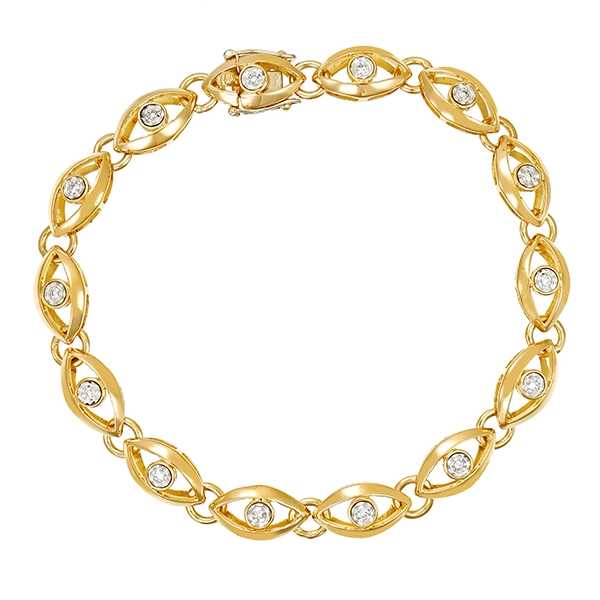 Armband, 18K, Gelbgold, Diamanten