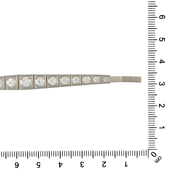 Armband, 18K, Weißgold, Brillant