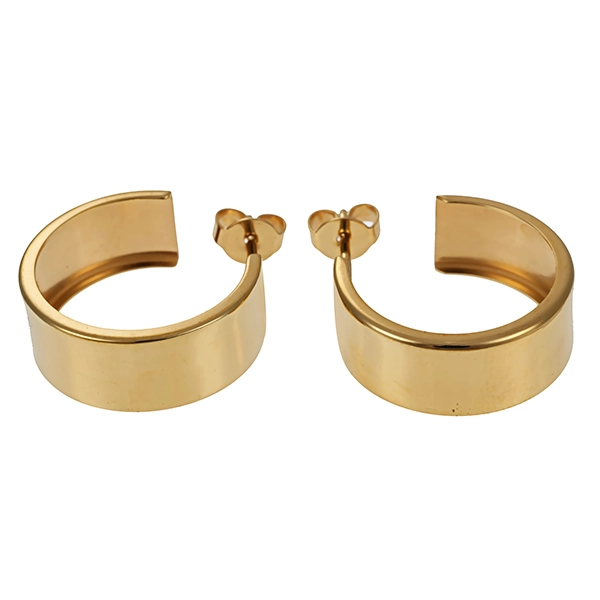 Steckcreolen, 8K, Gelbgold