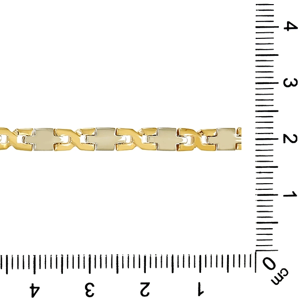 Armband, 14K, Gelb-/Weißgold