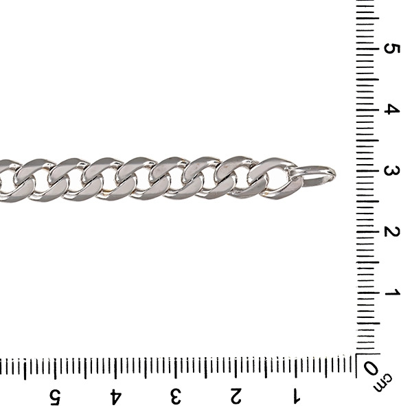 Armband, 14K, Weißgold, Panzer