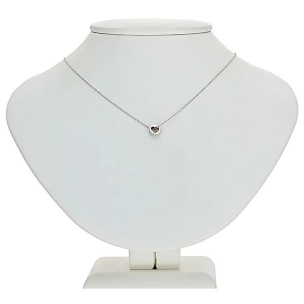 Collier, 14K, Weißgold, Brillanten