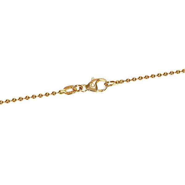 Collier, 14K, Gelb-/Weißgold, 6 Brillanten
