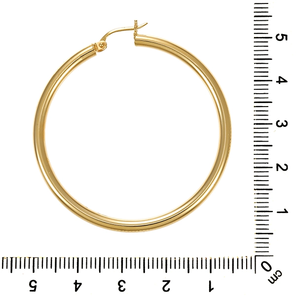 Ohrschmuck, 14K, Gelbgold, Creolen