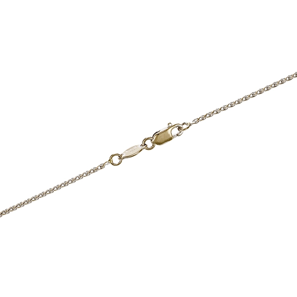Collier, 18K, Gelb-/Weißgold, Brillant