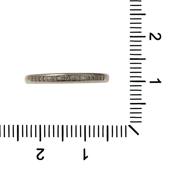 Diamantring, 14K, Weißgold, Diamanten
