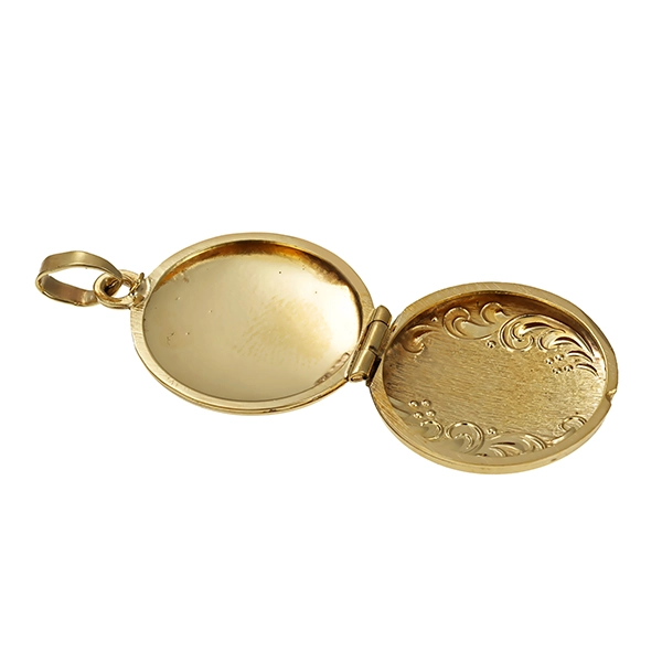 Anhänger, 8K, Gelbgold, Medaillon