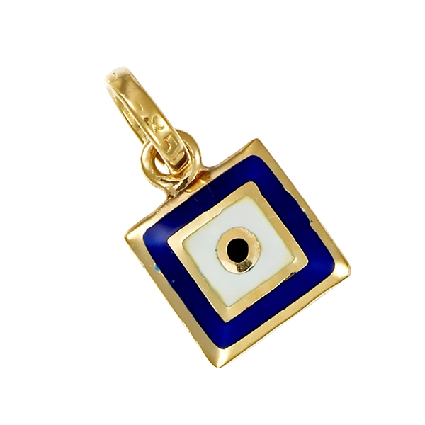 Anhänger, 14K, Gelbgold, Emaille