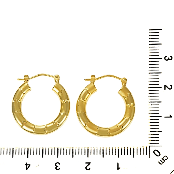 Creolen, 14K, Gelbgold