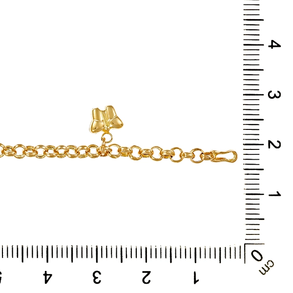 Armband, 14K, Gelbgold, Erbs-