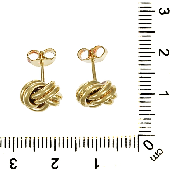Ohrstecker, 14K, Gelbgold