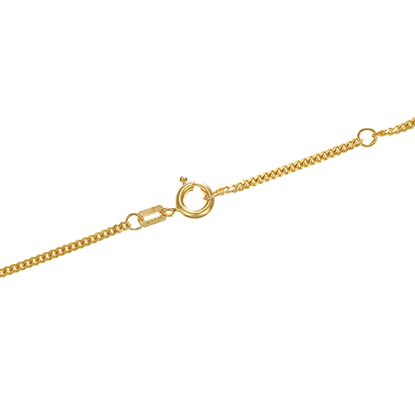 Collier, 8K, Gelbgold, Zirkonia, Opaltriplette