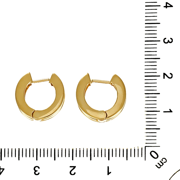 Creolen, 14K, Gelbgold