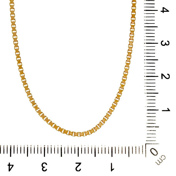 Collierkette, 8K, Gelbgold, Venezianer