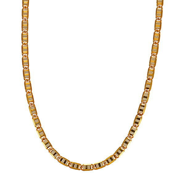 Collierkette, 18K, Gelb-/Weißgold