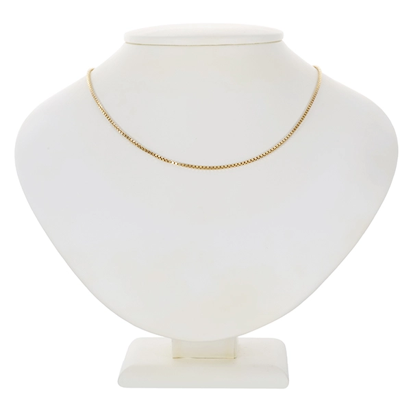 Collierkette, 14K, Gelbgold, Venezianer-