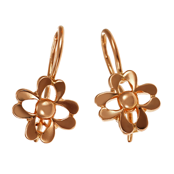 Ohrhänger, 14K, Rotgold