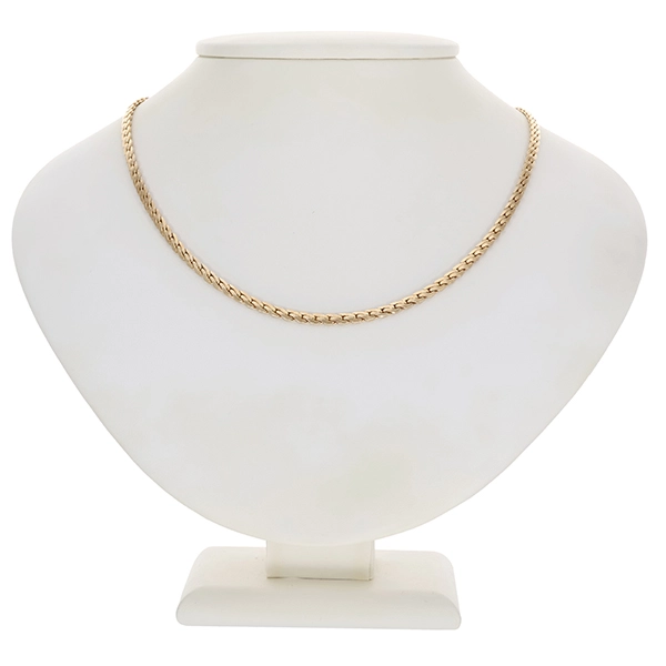 Goldkette, 14K, Gelbgold,  Fantasiemuster