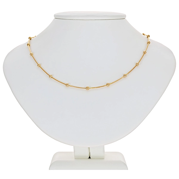 Collierkette, 8K, Gelbgold, Kugeln