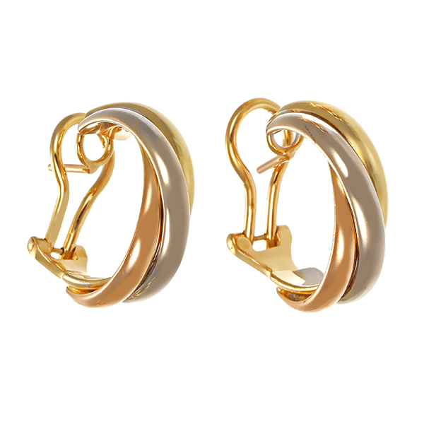 Clipstecker, 18K, Gelb-/Weißgold