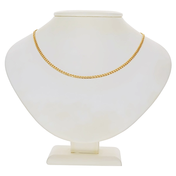 Collierkette, 14K, Gelbgold, Panzer-