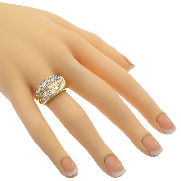 Diamantring, 14K, Diamanten 0,25 ct