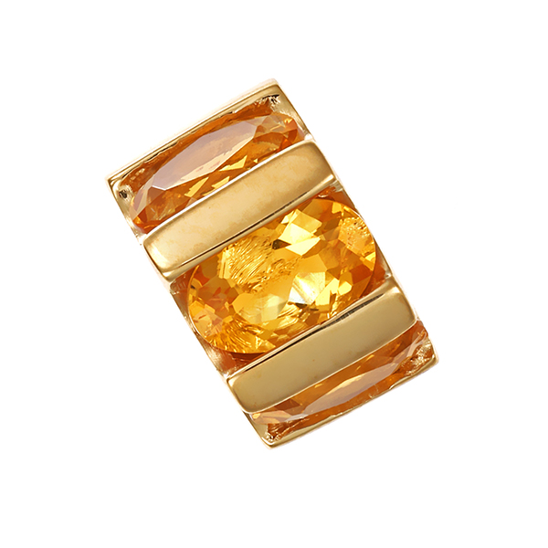 Anhänger, 9K, Gelbgold, Citrine