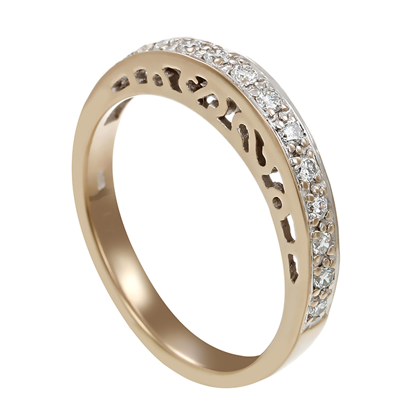 Diamantring, 18K, Weißgold, Brillanten 0,30 ct