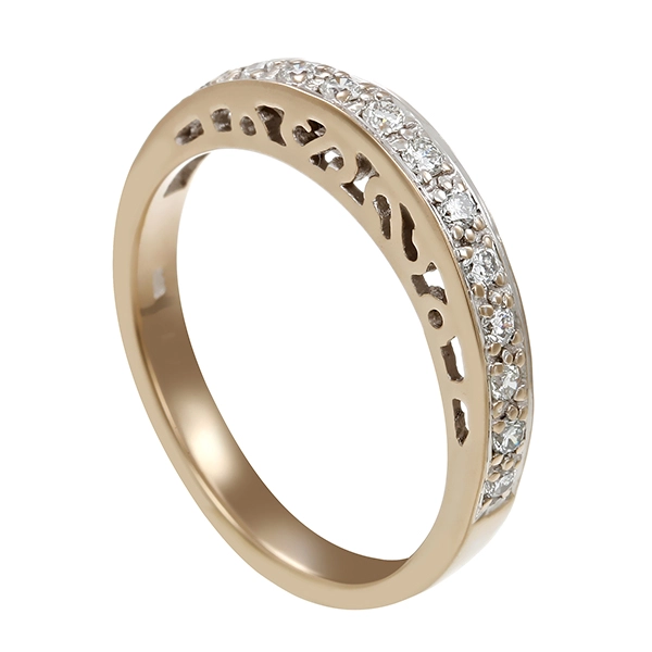 Diamantring, 18K, Weißgold, Brillanten 0,30 ct