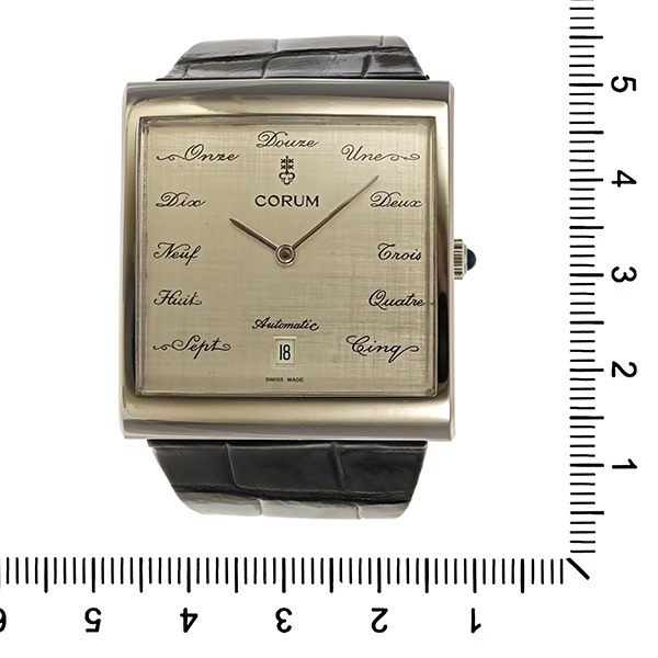 Herrenuhr, Corum 'Buckingham' Automatik
