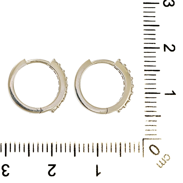 Creolen, 14K, Gelbgold, Brillant